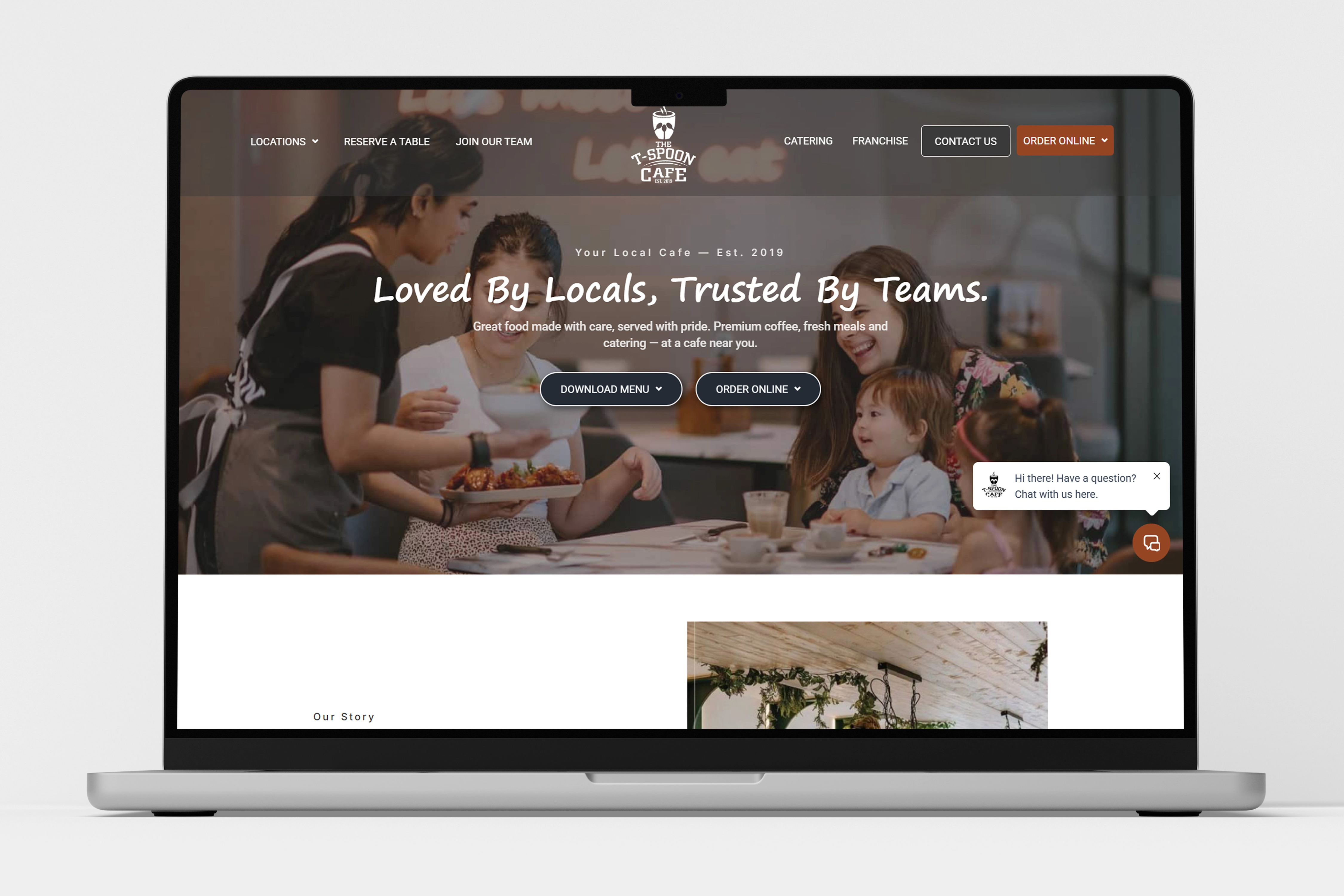 The T Spoon Cafe screenshot
